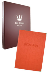 Fabric style guest folder, room folders.