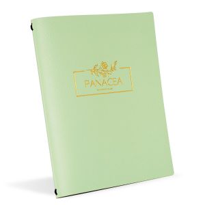 Tuscany Οικολογικοί Δερμάτινοι Κατάλογοι Εστιατορίου & Μπαρ από Ανακυκλωμένο Δέρμα