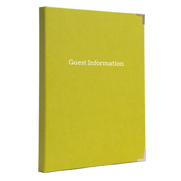 Room folders with standard title 'Guest Information'