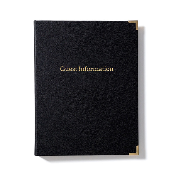 Room folders with standard title 'Guest Information'
