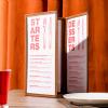 plastic menu holders, clear plastic menus,restaurant menu covers, menu holders, leather menu covers