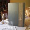 carta para restaurante metalica