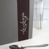 menu covers, metal menus, modern menus, menu shop.